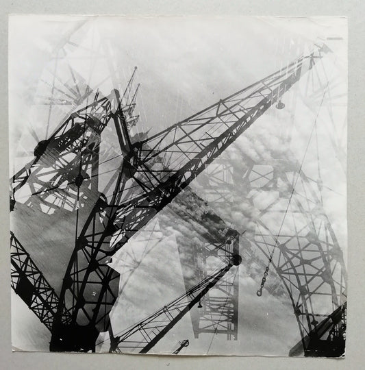Photo Composition aux grues superposition willy Rizzo argentique époque