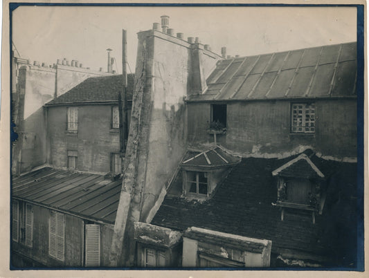 photo toits de Paris tirage argentique époque v. 1940-1950 photographie
