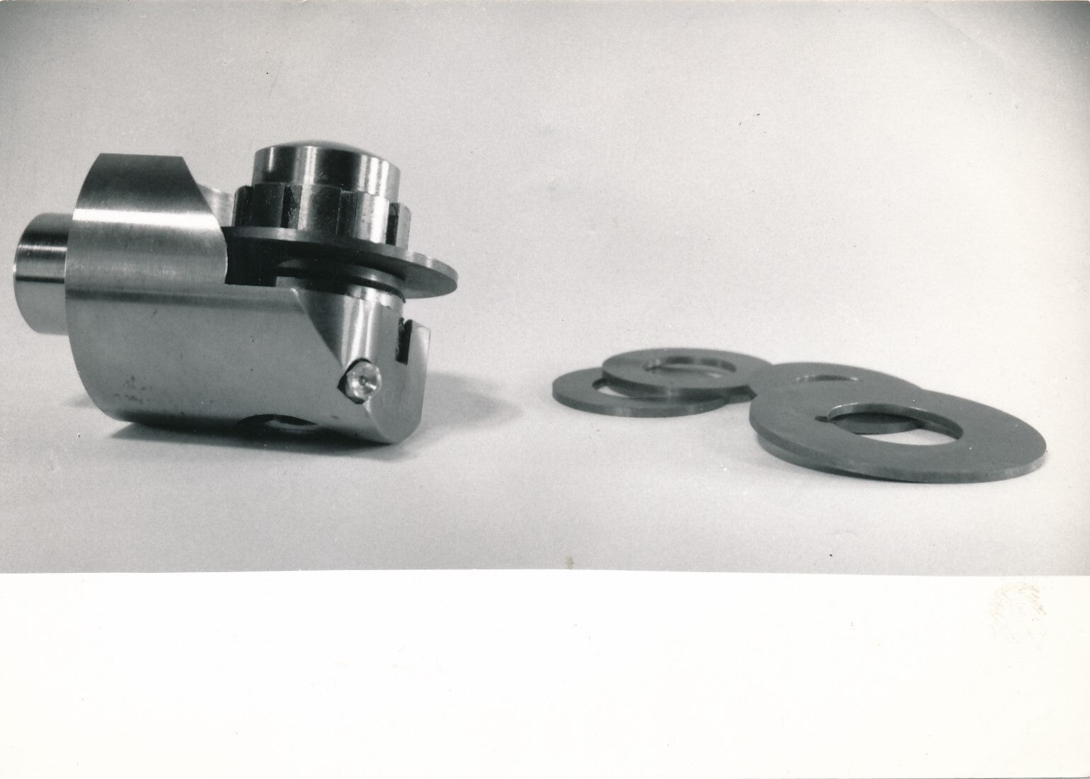 Sandvik Coromant usinage 5 photo photographie époque métallurgie métal publicité