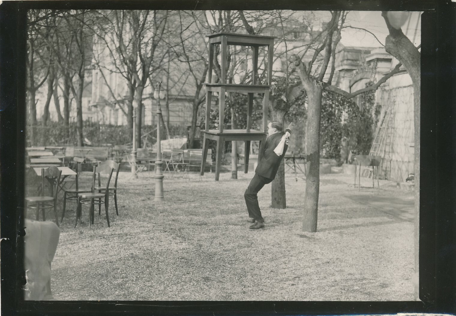 Étonnant Girandi maître d’hôtel à la mâchoire d’acier ! photo photographie table