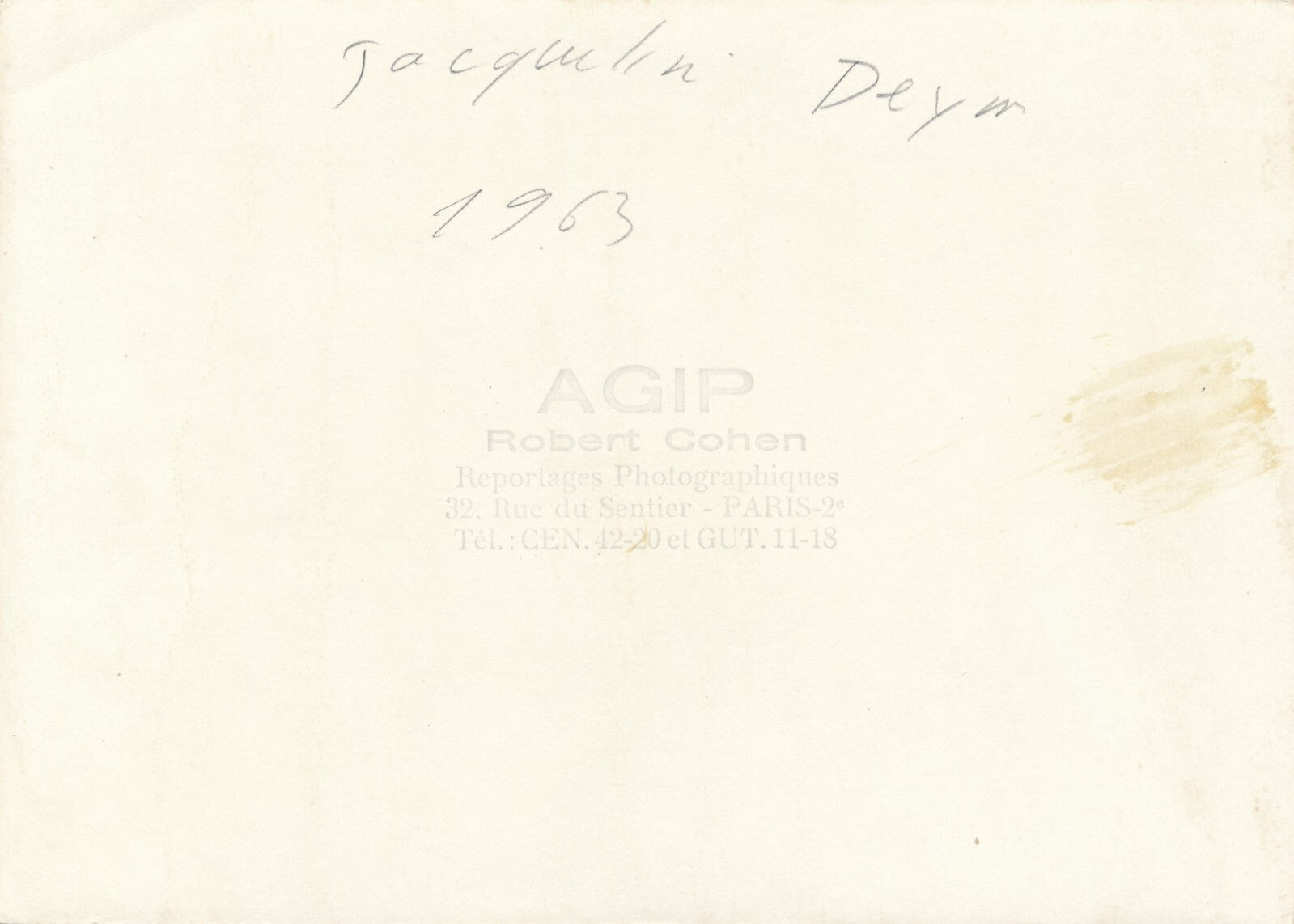Jacqueline Georges DEYME 2 photos photographie époque beaux-arts Paris concours