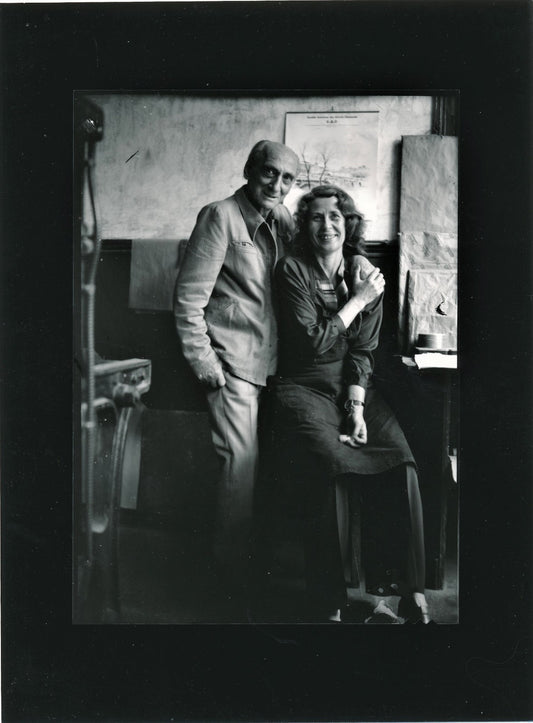 Photographie Johnny FRIEDLAENDER Brigitte COUDRAIN tirage argentique époque