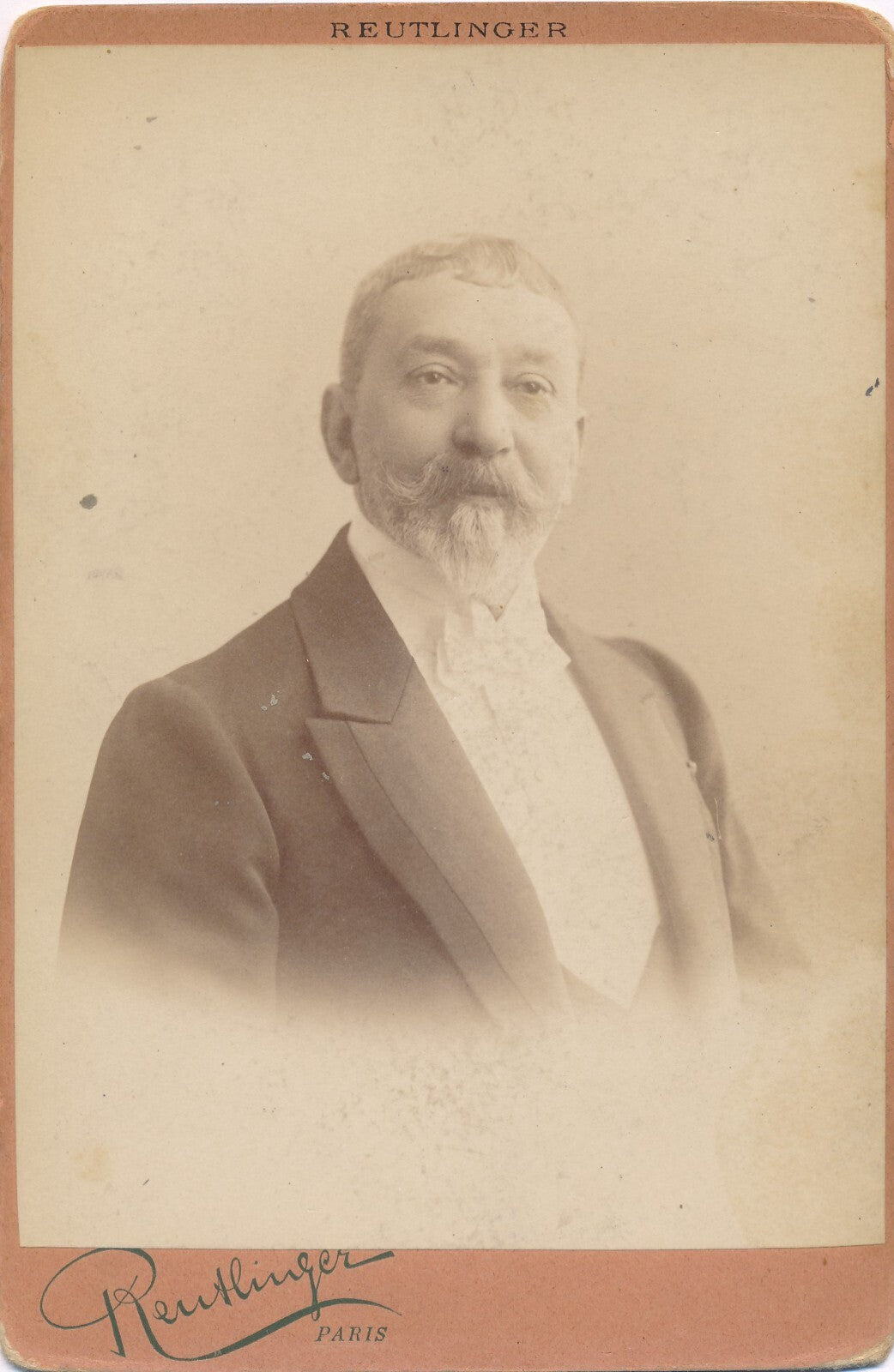 Ferdinand ROYBET peintre carte cabinet albumine photo photographie Reutlinger