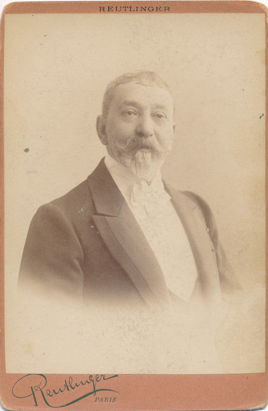 Ferdinand ROYBET peintre carte cabinet albumine photo photographie Reutlinger
