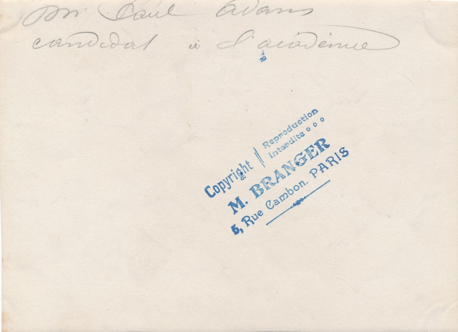 Paul Adam (1862-1920), écrivain tirage argentique époque sépia Académie