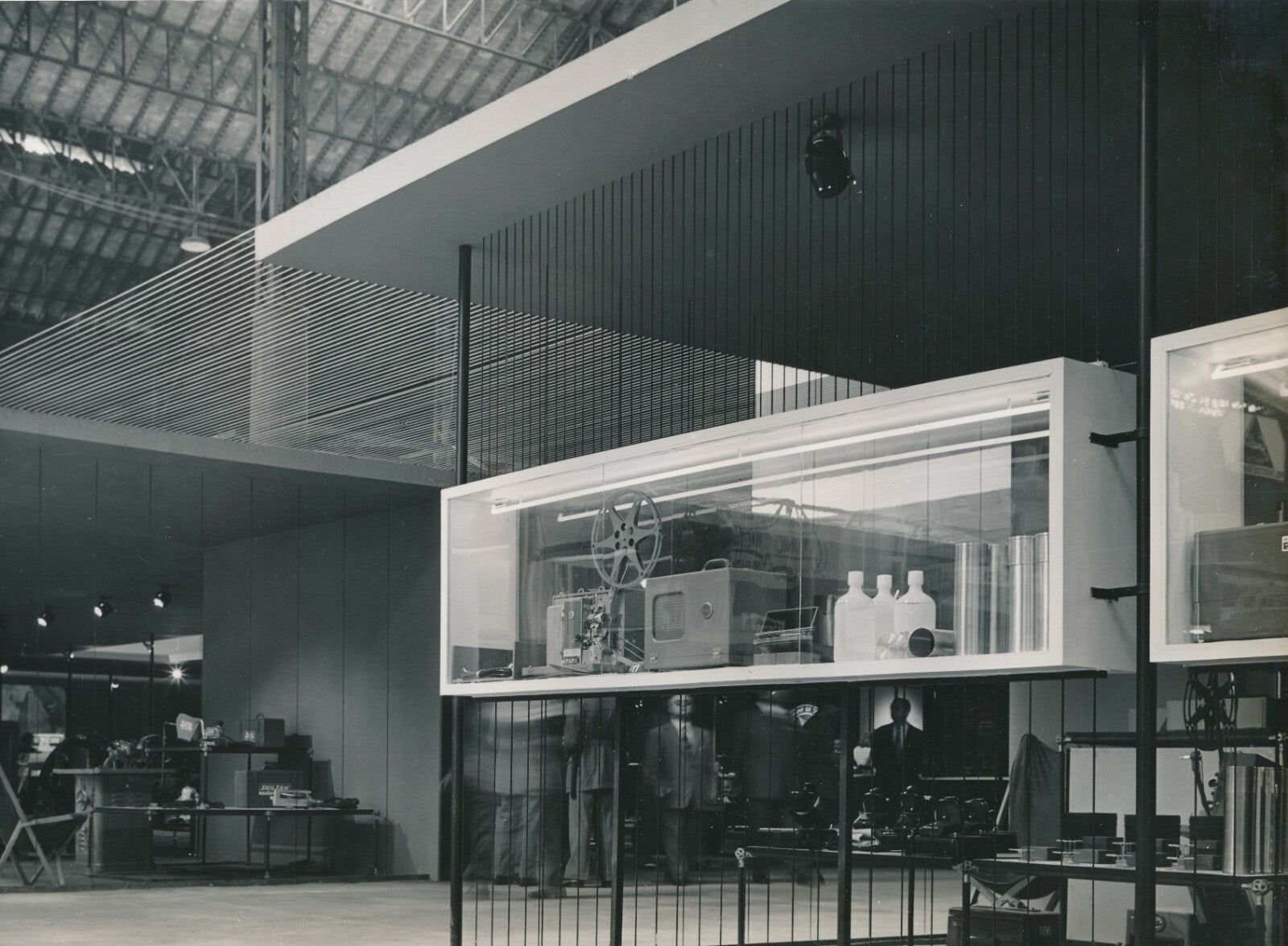 1955 Barcelone foire commeciale pavillon Etats Unis 15 photos plan Marshall