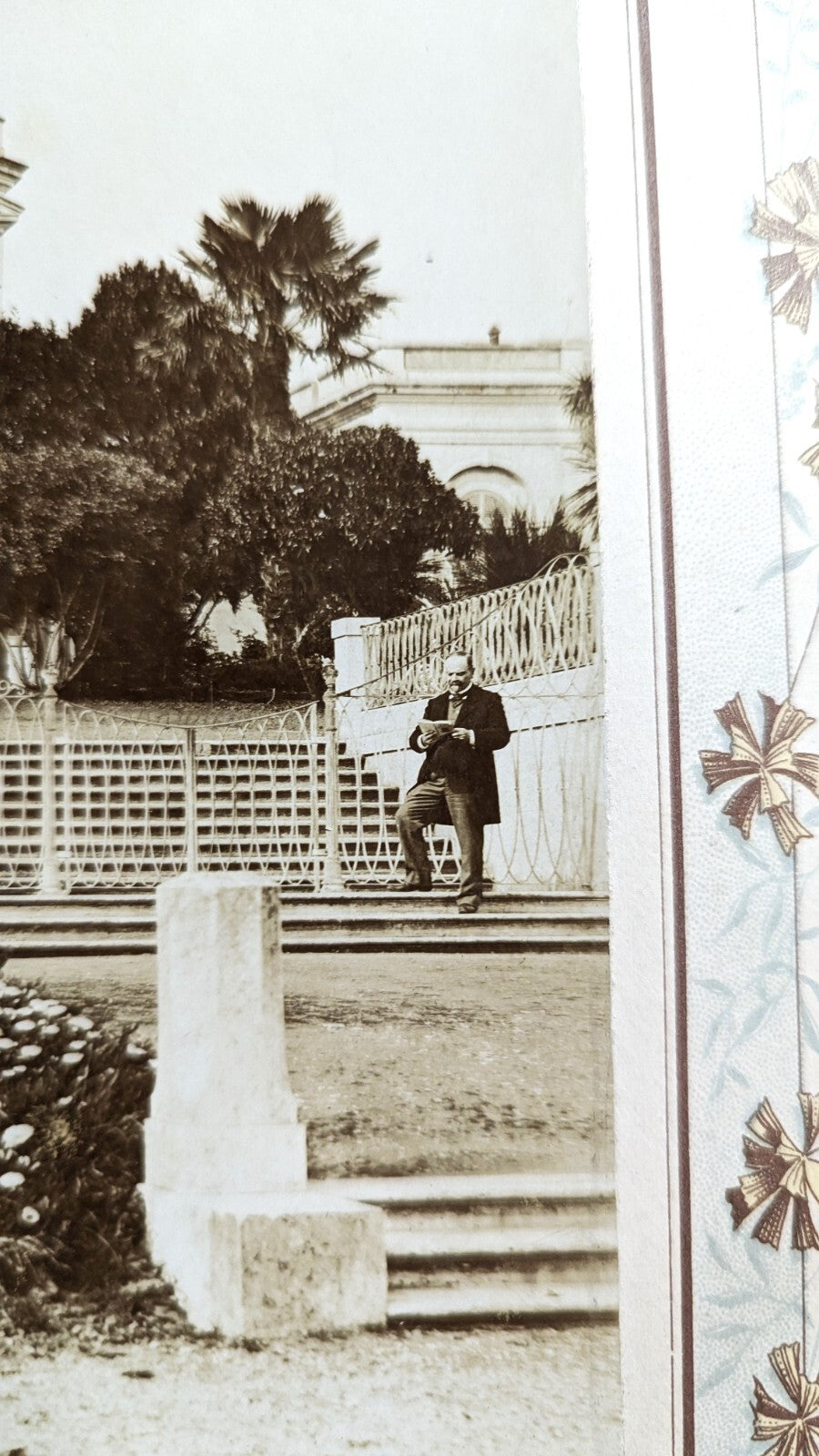 observatoire astronomie Lisbonne tirage citrate vers 1910 photo photographie