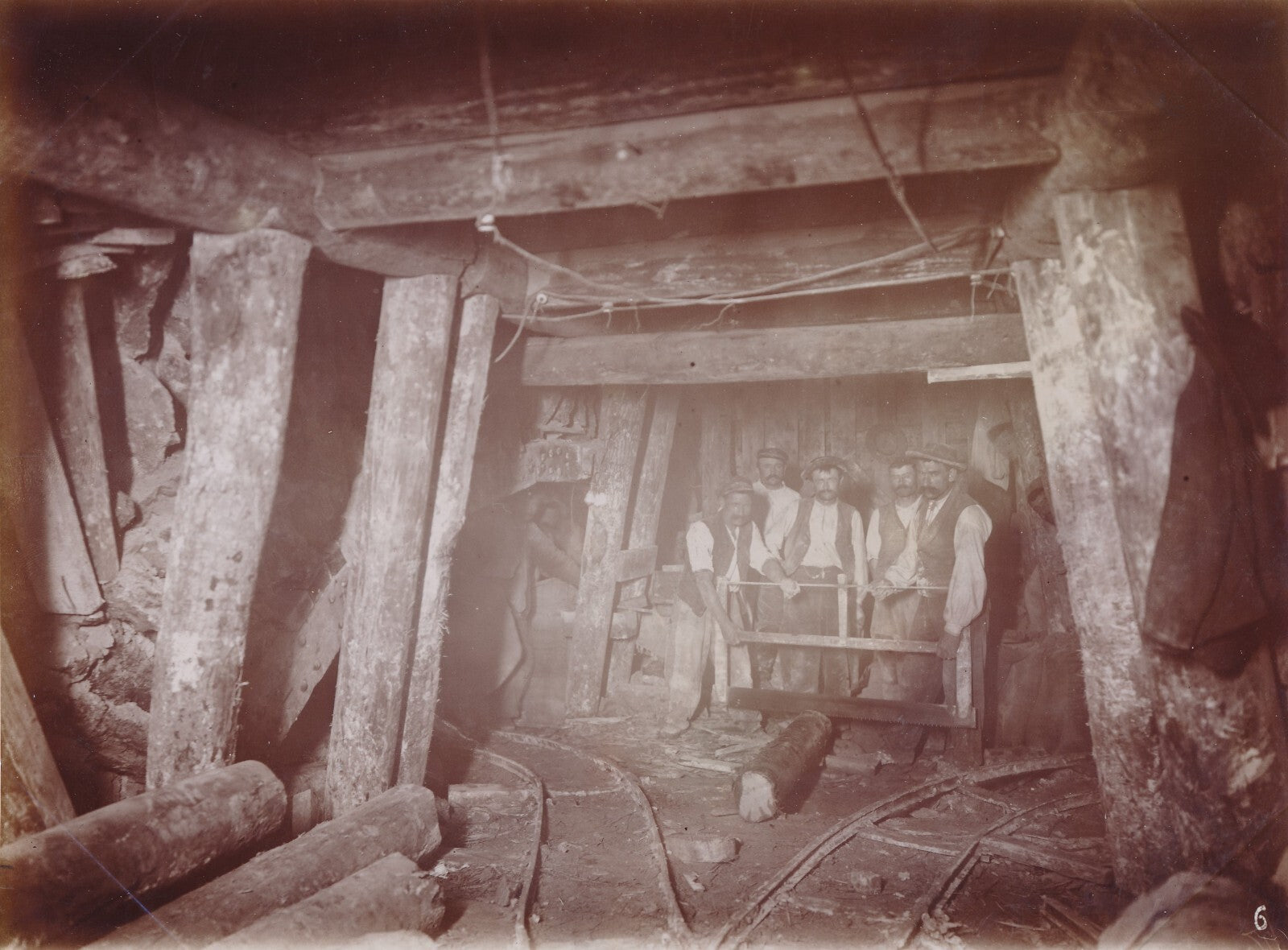Attribution Charles MAINDRON travaux ligne de métro Paris v. 1900-1905 photo
