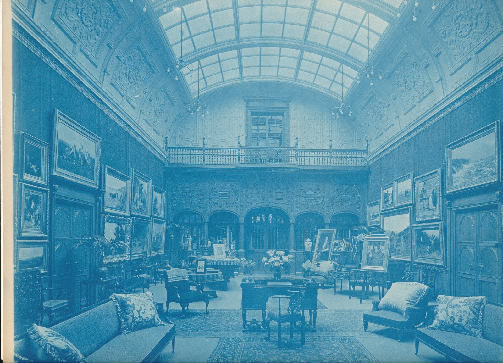 BEDFORD LEMERE and CO 10 cyanotype intérieurs anglais photo photographie photo