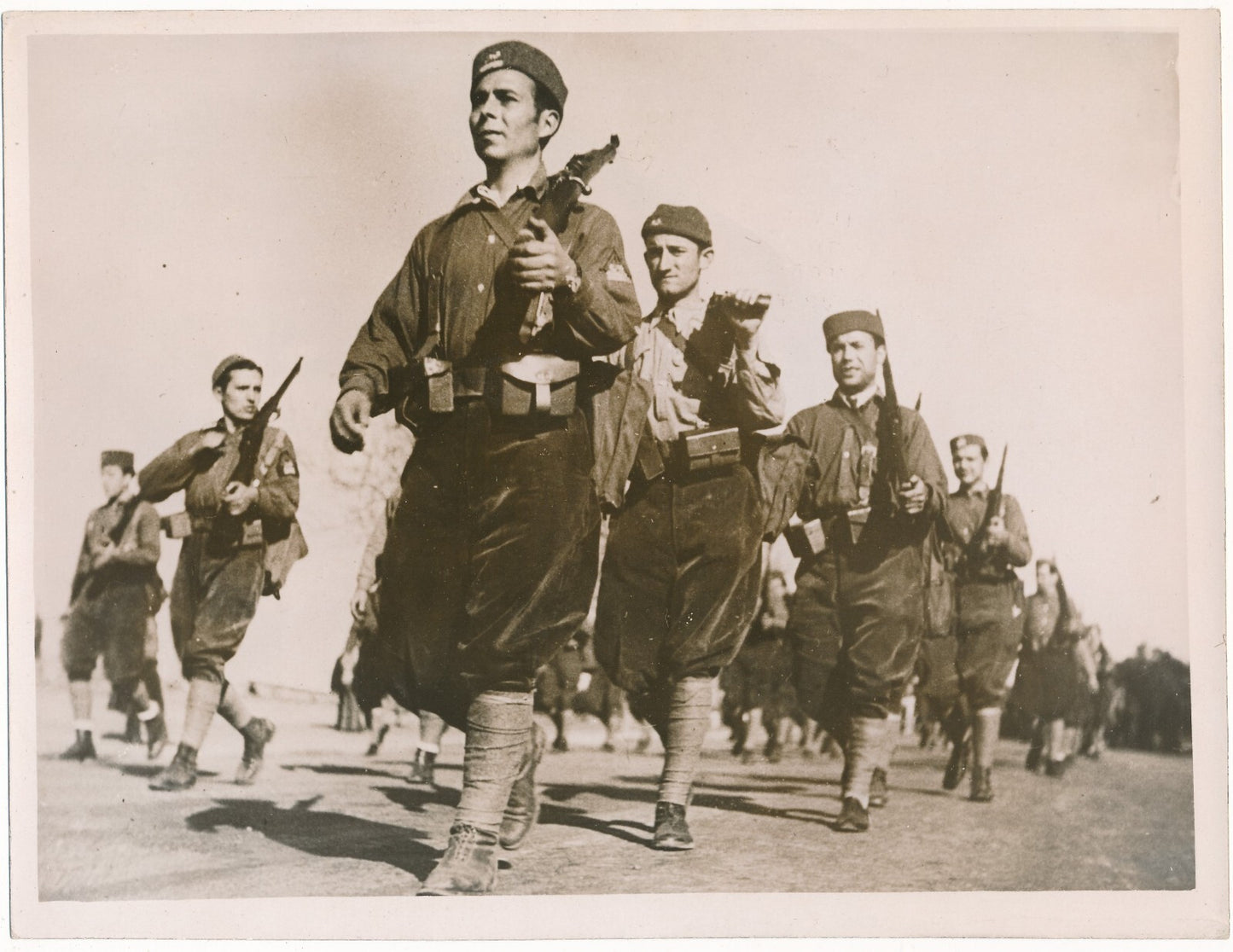 Guerre civile espagnole, Barcelone photo photographie v. 1937 Franco