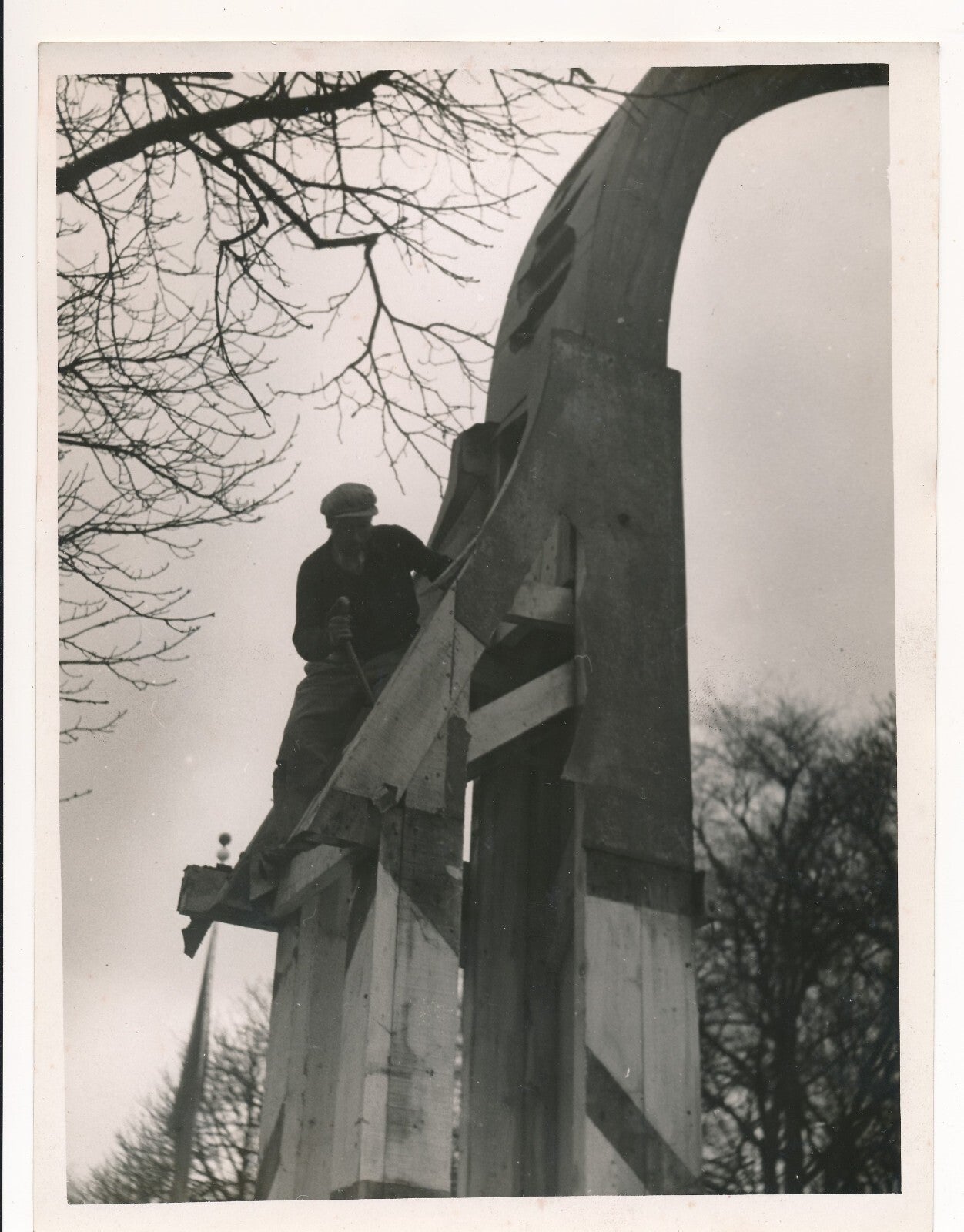 Exposition internationale 1937  3 photos photographie Concorde sculptures