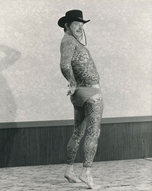 Le tatoué, 1981 club national des tatoués, Reno Etats-Unis photo photographie