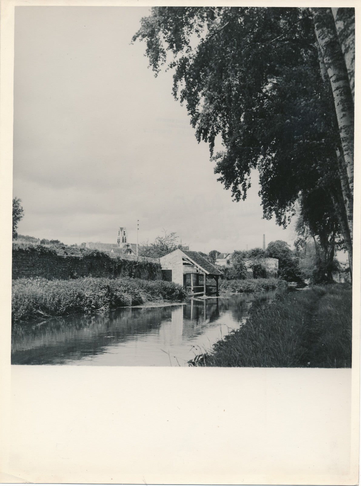 Etampes Chalouette photographie argentique étampes Marcelle d Heilly c. 1940