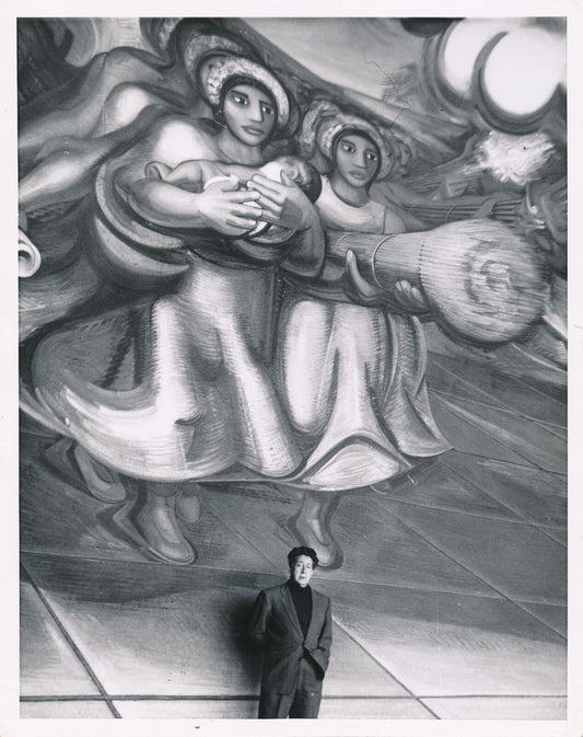 David Alfaro SIQUEIROS peintre muraliste Mexique photo photographiie époque