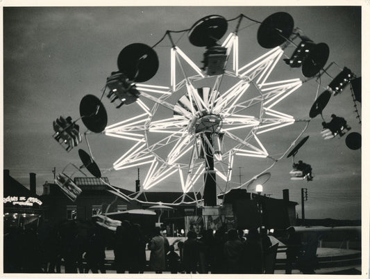 Fête foraine. Anonyme. Tirage argentique d’époque, 1 960-1 970 photo photographi