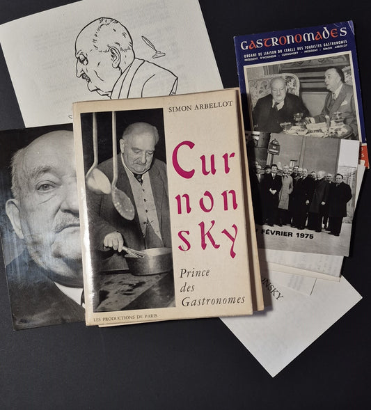 Curnonsky documentation photo photographie gastronomie 4 lettres Simon Arbellot