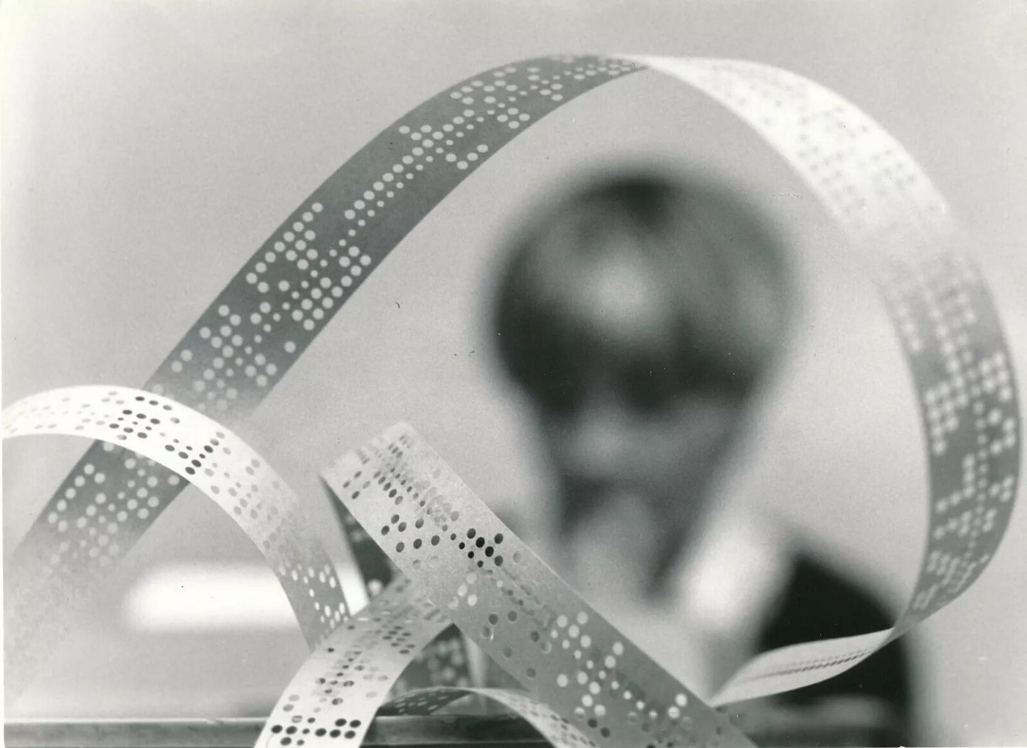 Bandes perforées transmission de l’information IBM 3 photo photographies