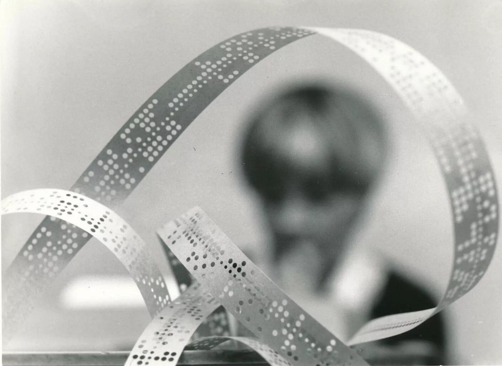 Bandes perforées transmission de l’information IBM 3 photo photographies