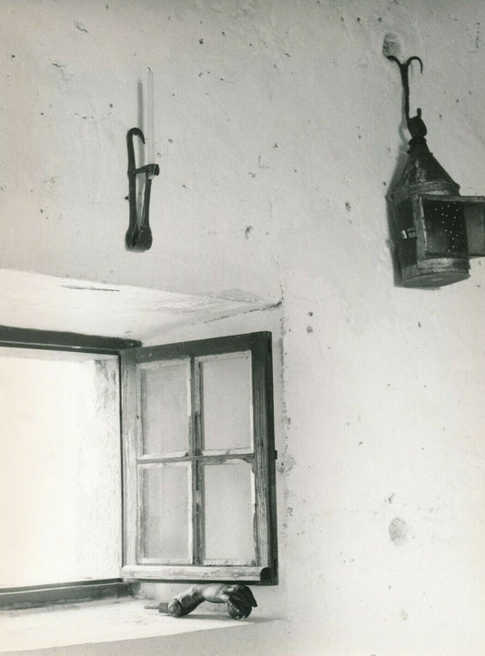 Etude fenêtre photographie photo tirage argentique v. 1950 main