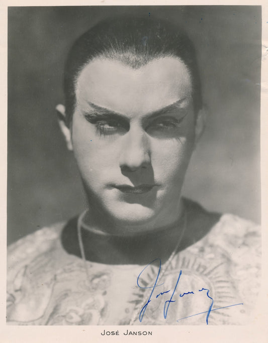 José JANSON photo photographie signée dédicacée ténor opéra époque