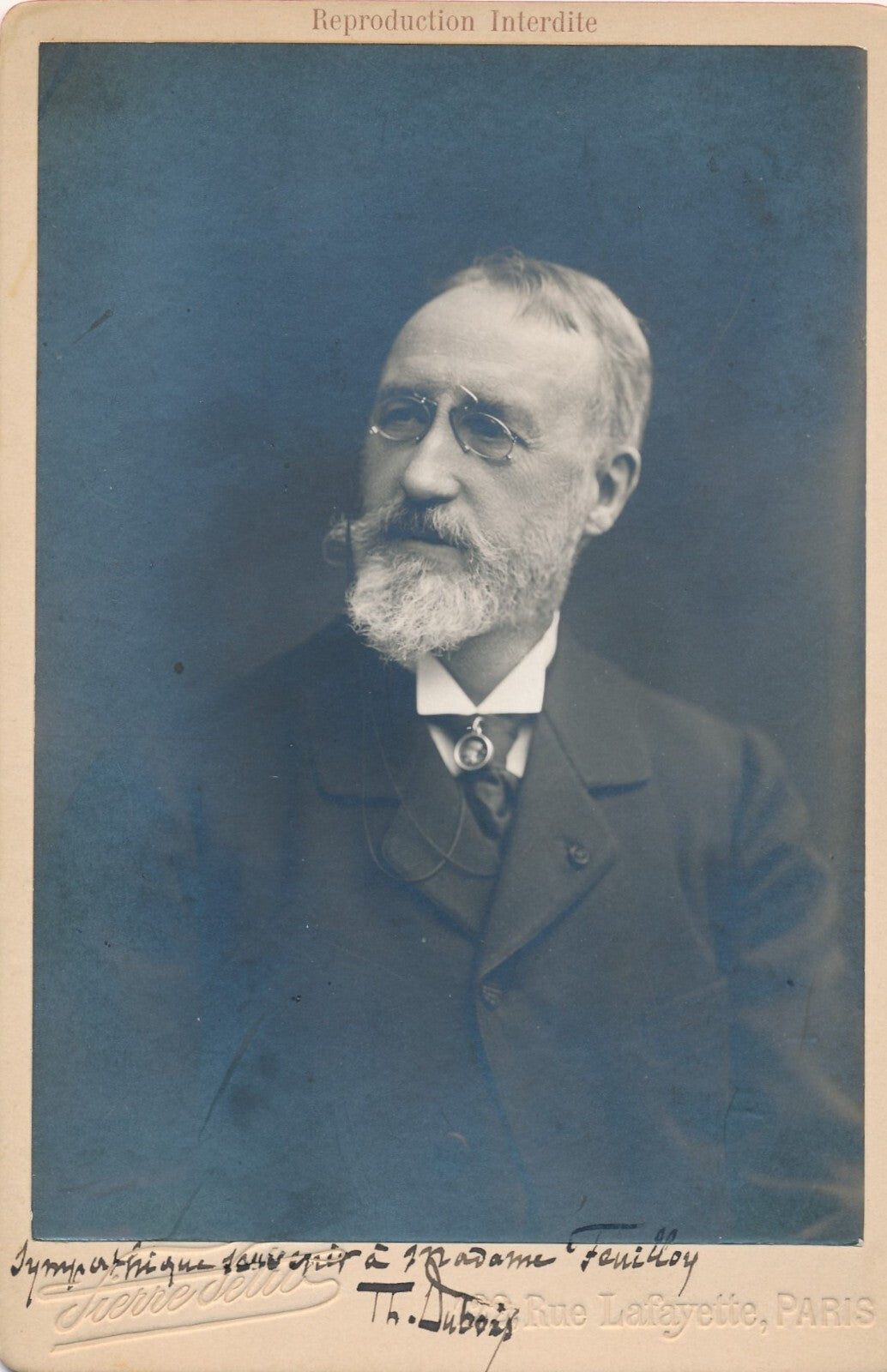 Théodore DUBOIS 1837-1924 organiste photo photographie signée dédicacée