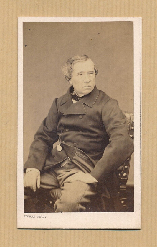 comédien GEFFROY Pierre Petit tirage albuminé carte visite photo photographie