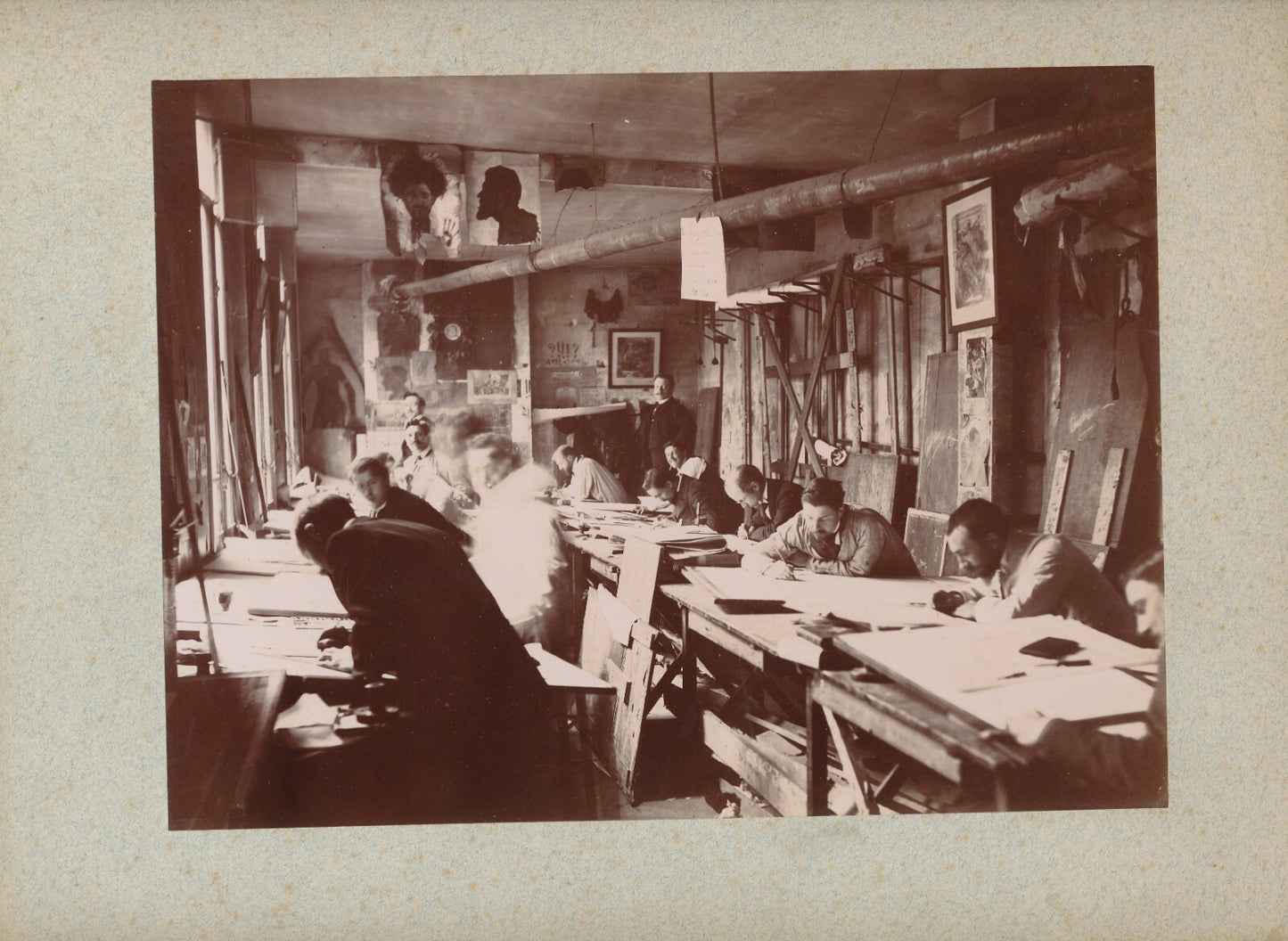 Victor LALOUX architecte son atelier d’enseignement 6 photographies v. 1897
