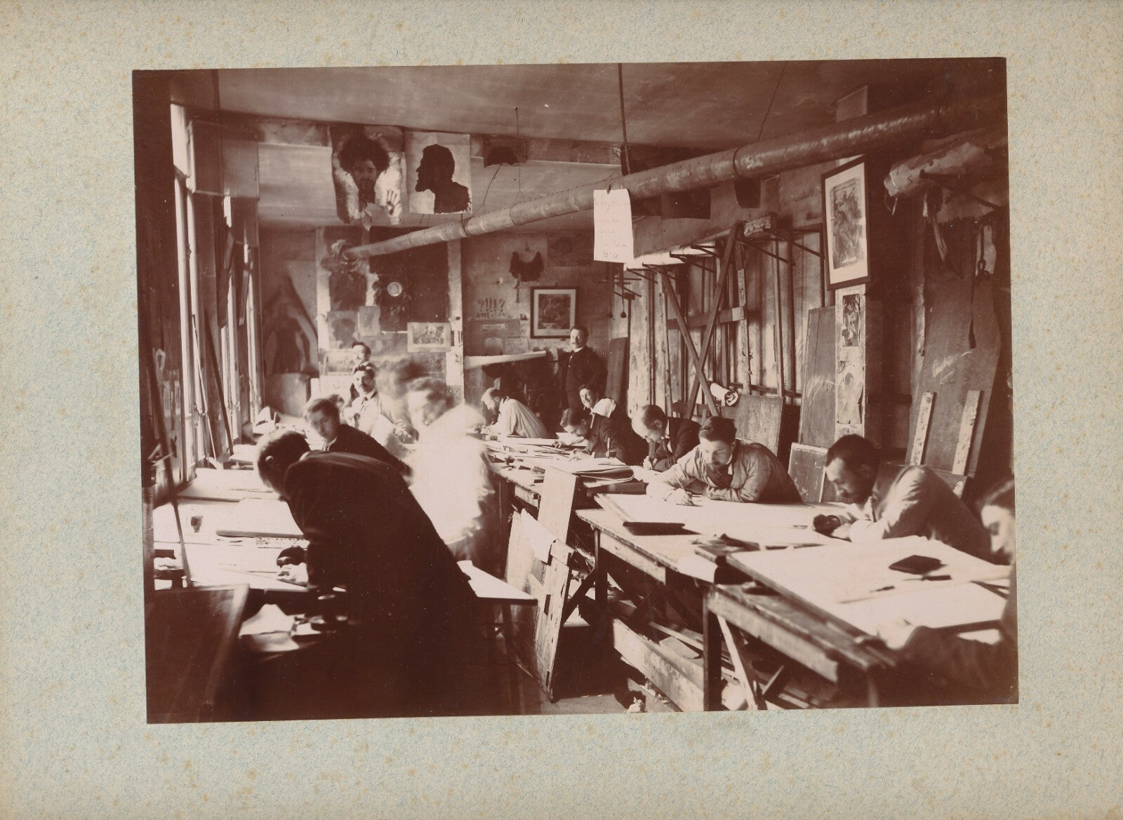 Victor LALOUX architecte son atelier d’enseignement 6 photographies v. 1897