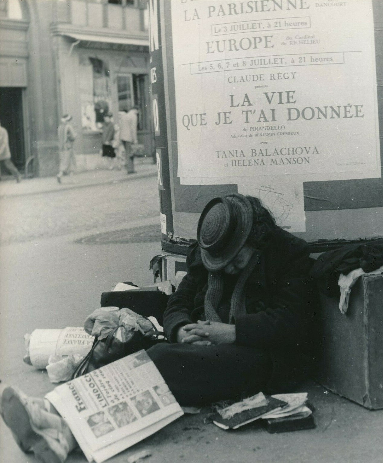 La vie que je t’ai donnée 1954 photo photographie vintage humour noir Pirandello