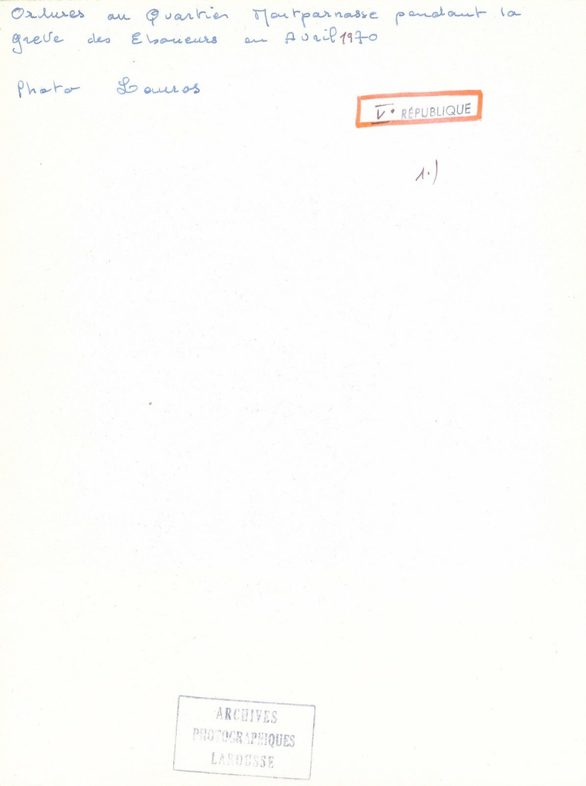 Grève des éboueurs, Paris, 1970 photo photographie vintage argentique ordures