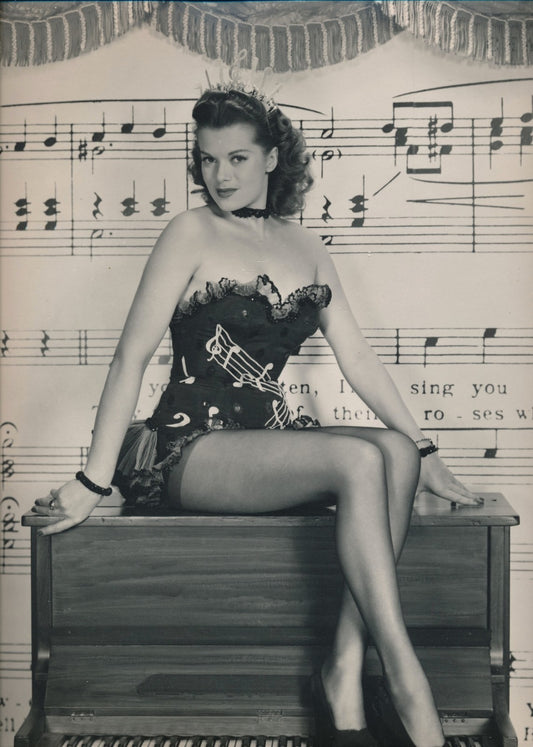 Janis PAIGE (1922), actrice photographe argentique époque v. 1940 photographie