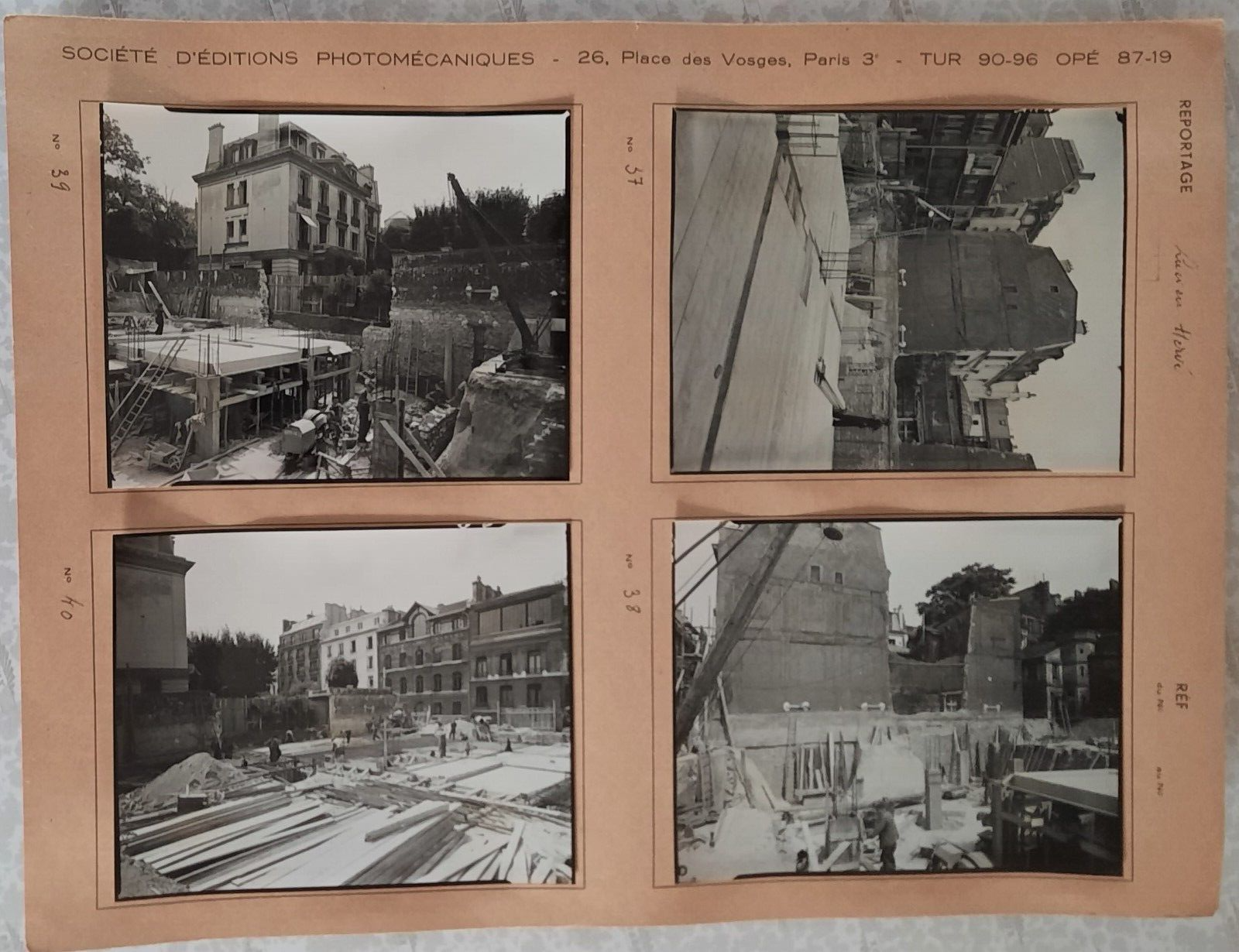 Lucien Hervé 44 épreuves argentiques époque reportage architecture béton Paris