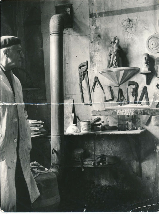 Pierre MINOGGIO sculpteur actif à Paris LA Ruche photographie carte de viste