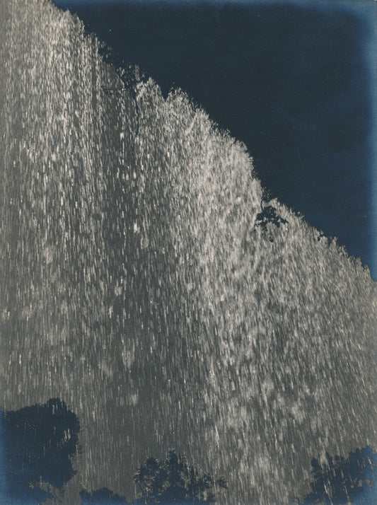 Fontaine nuit vers 1930 photo photographie eau vintage