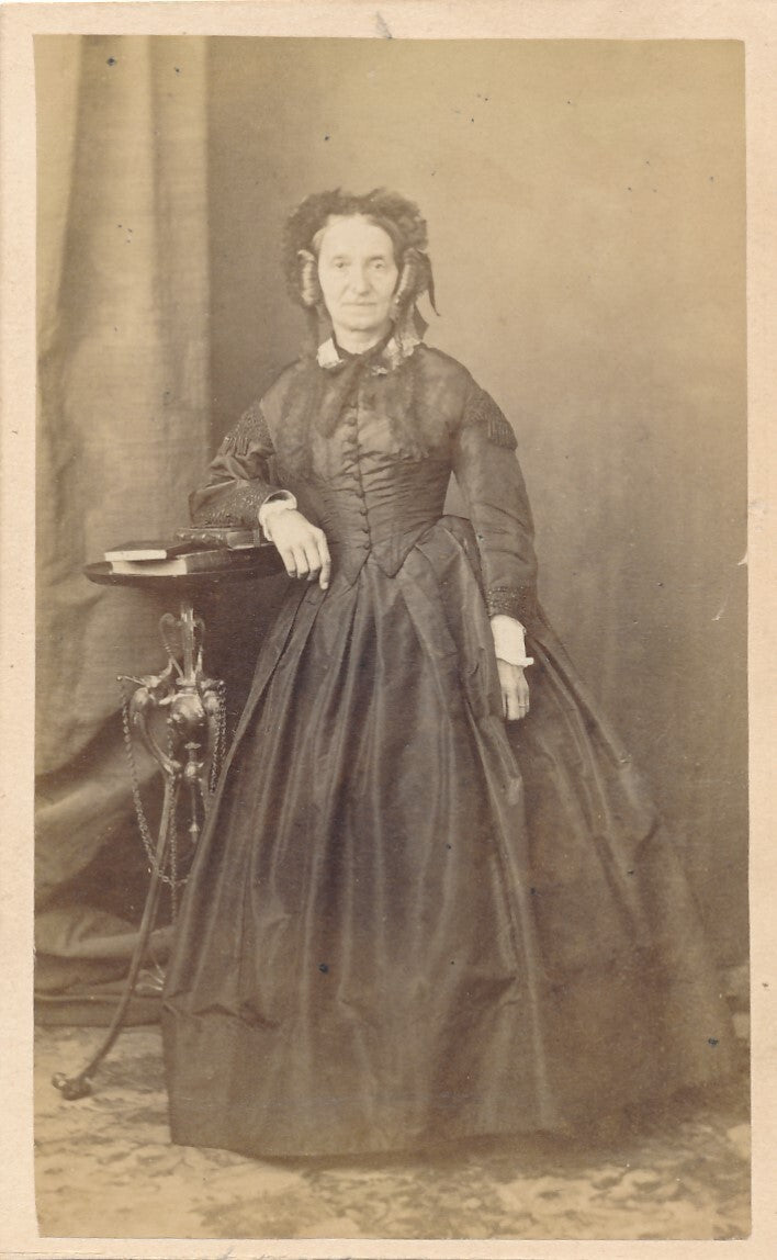 Mme EISENLOHR née BOISSARD-DONAUER morte 1868 cdv photo photographie Strasbourg