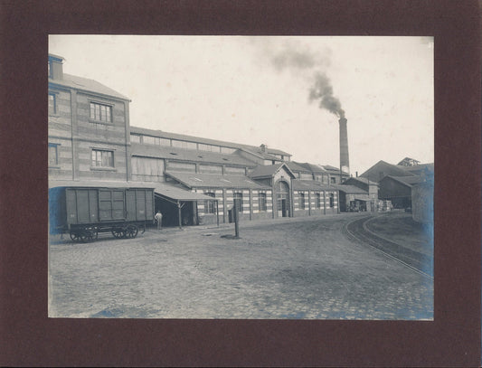 usine industrie travail tirage argentique d'époque photographie