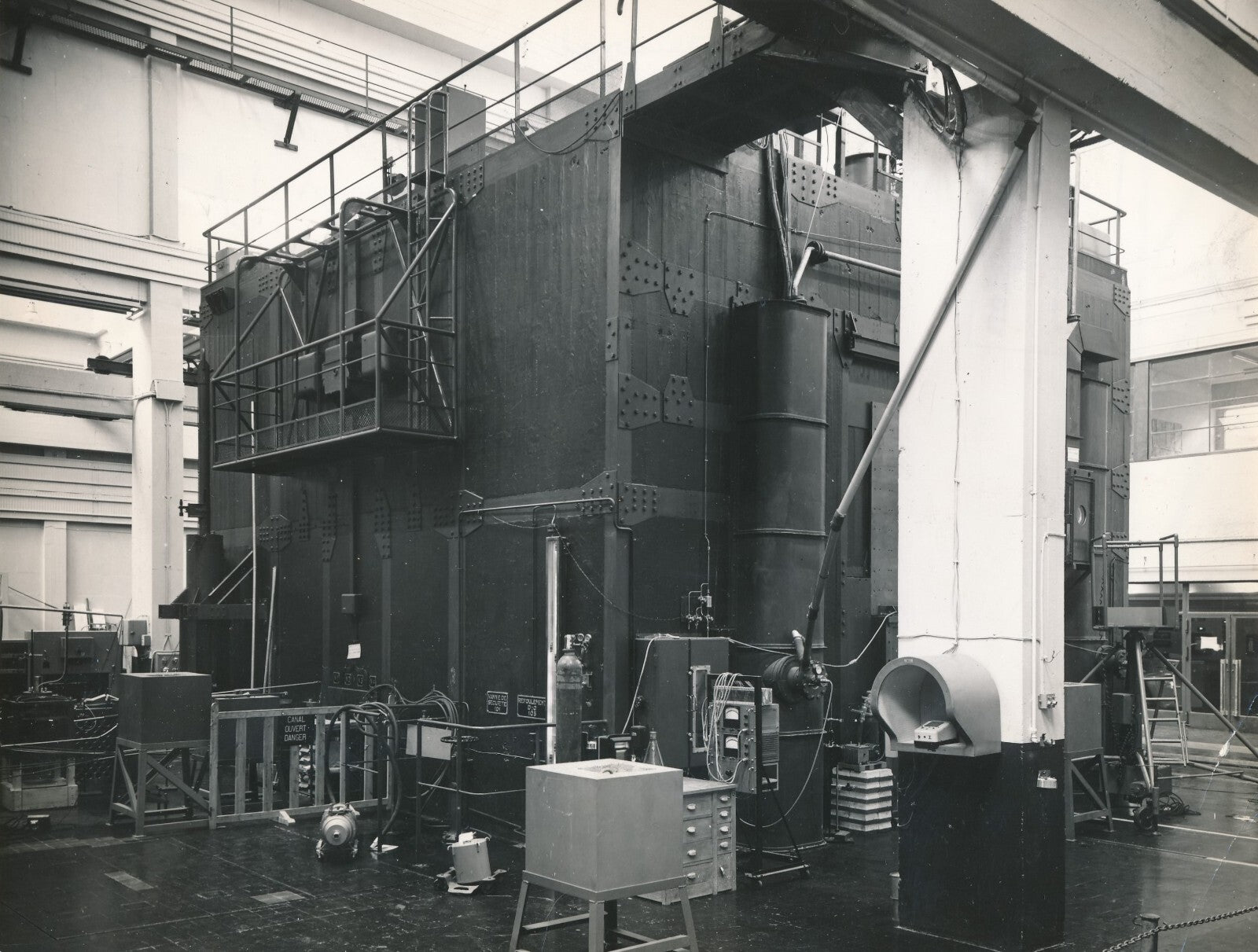 Atome nucléaire réacteur EL2 ou P2 photo photographie Saclay 1956