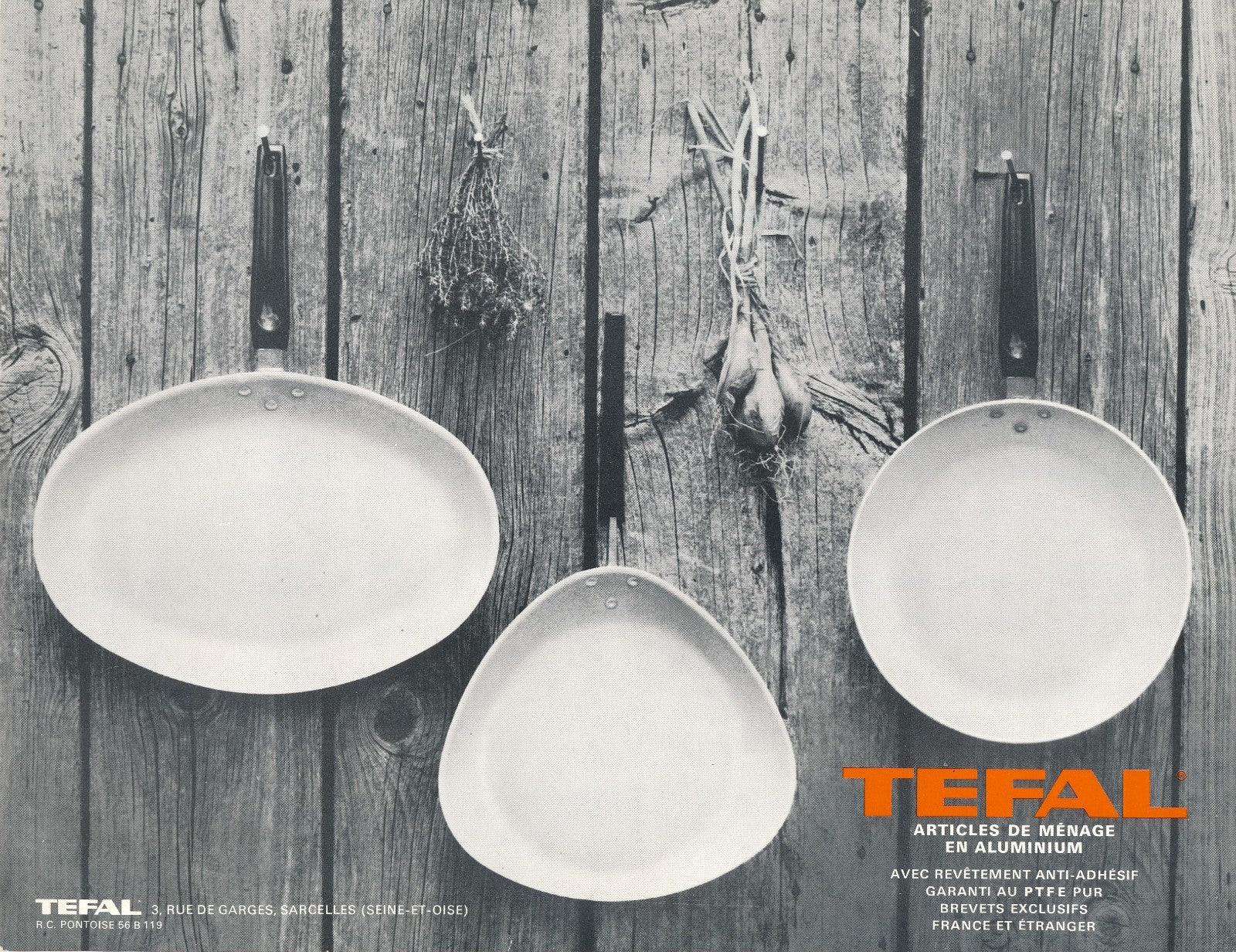 4 publicité pour TEFAL 3 imprimés recette poê1e photographie photo
