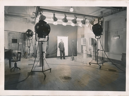 TÉLÉVISION premier poste émetteur 103 rue de Grenelle 1935 photo photographie