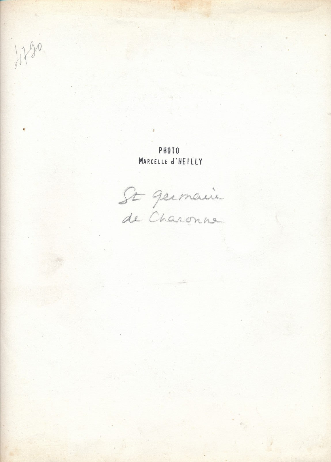 Paris église Saint Germain de Charonne photo argentique époque Marcelle Heilly