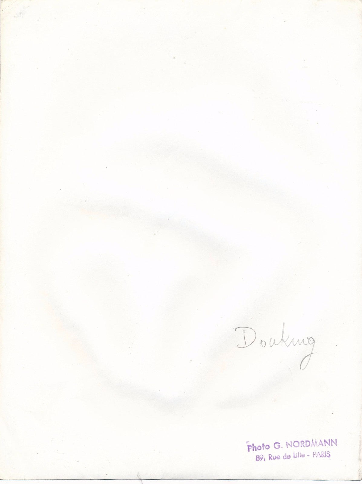 photo Georges Douking tirage argentique époque Nordmann v. 1950 peintre cinéma