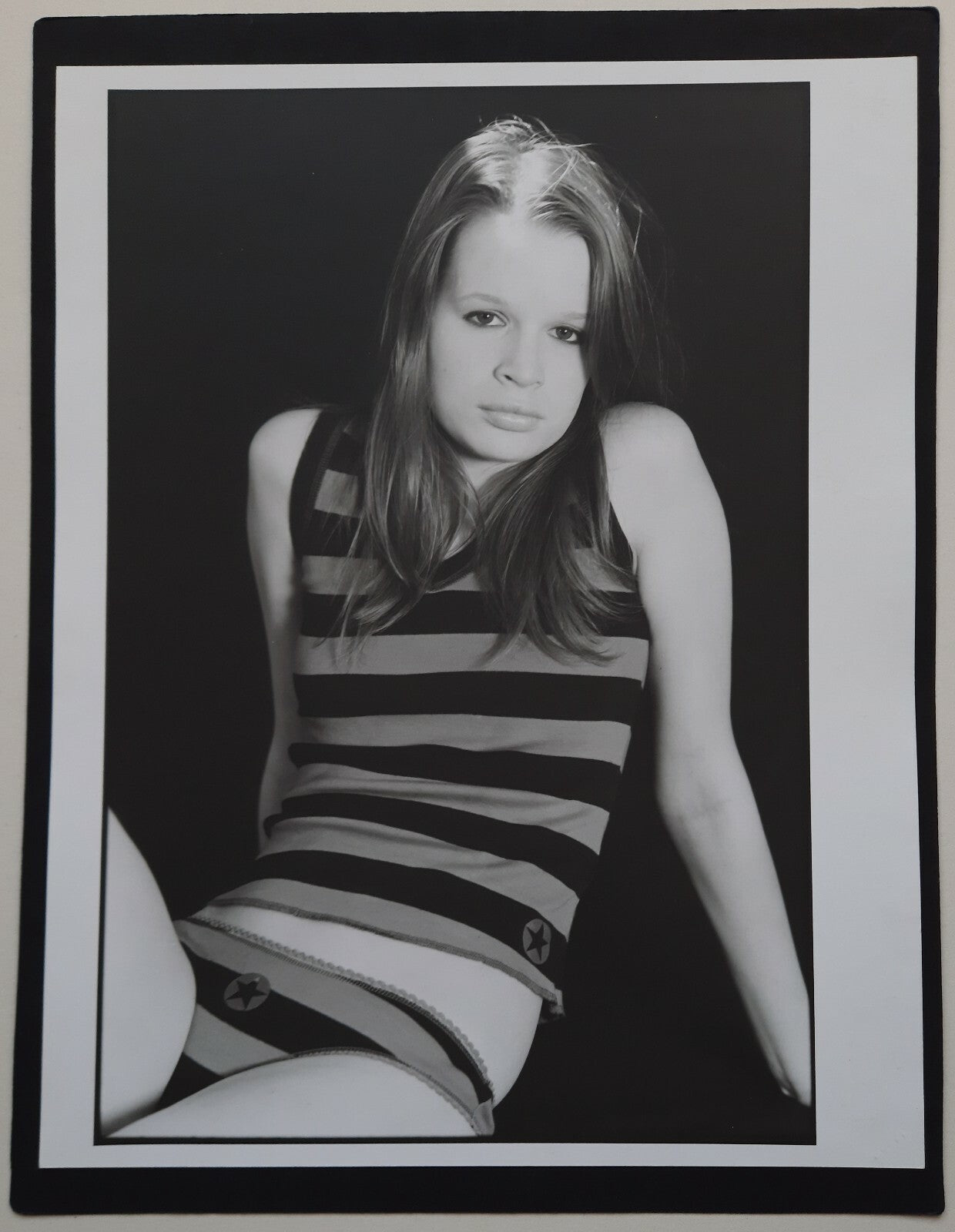 Double portrait jeune fille adolescente reco verso photo photographie sexy