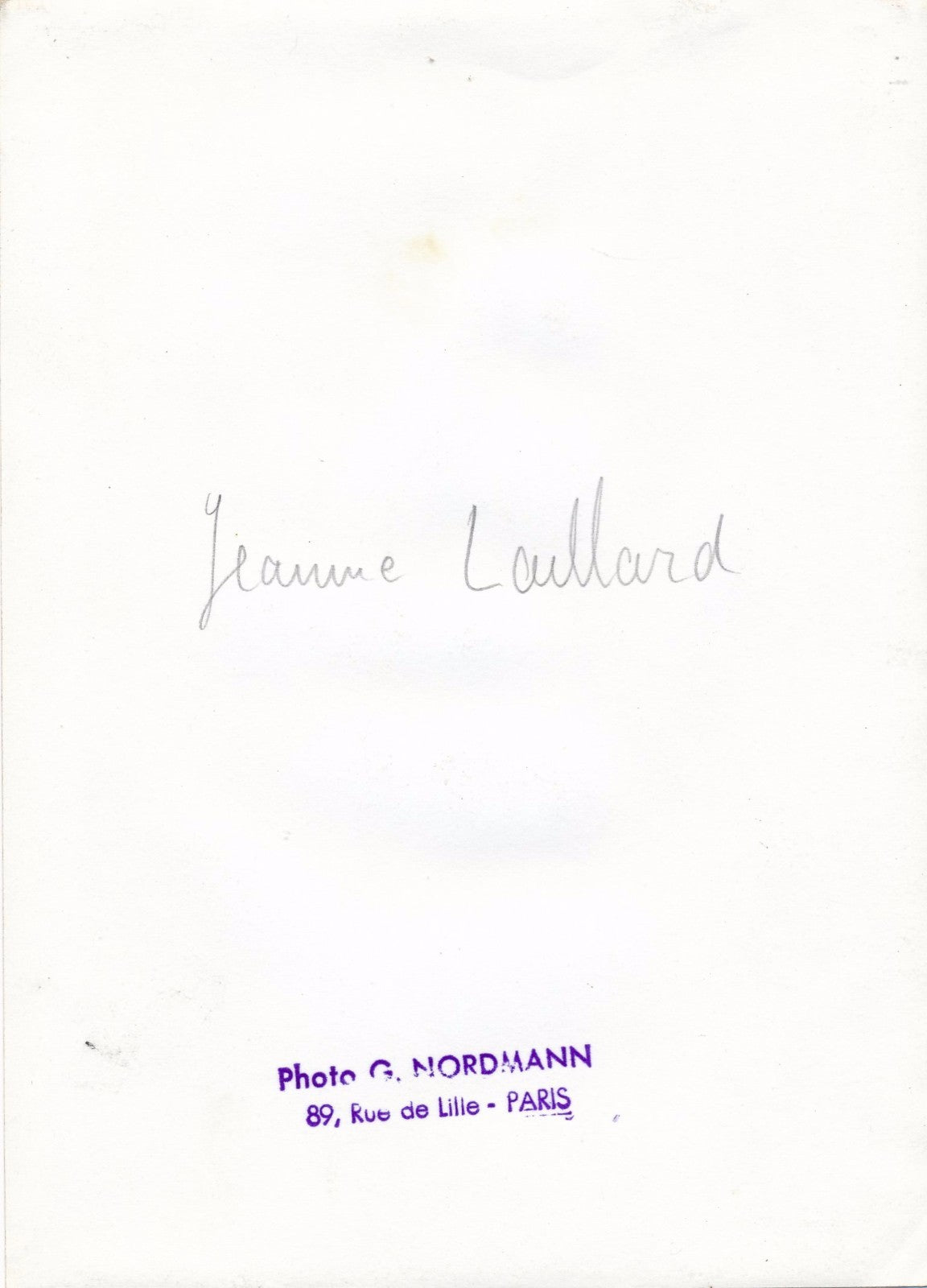 photo Jeanne Laillard tirage argentique époque Nordmann v. 1950 peintre