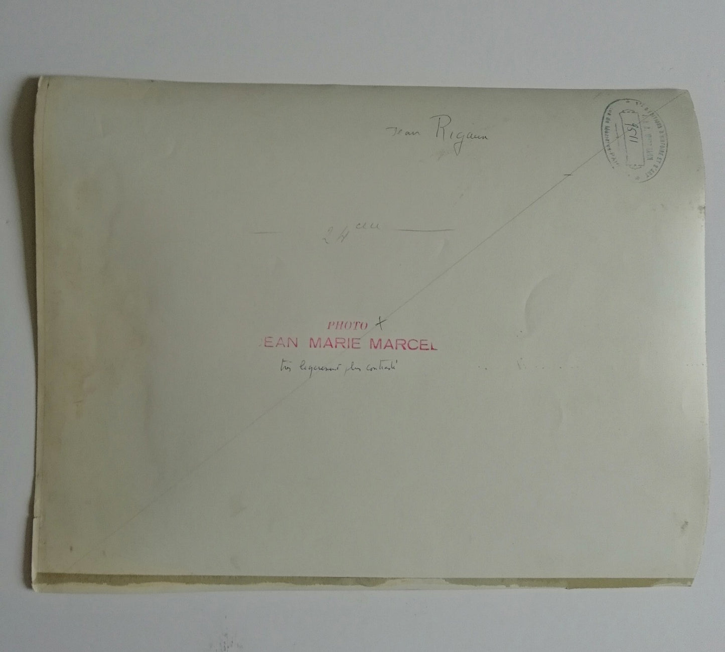 photo Jean Rigaud  chansonnier, acteur tirage argentique vintage Marcel