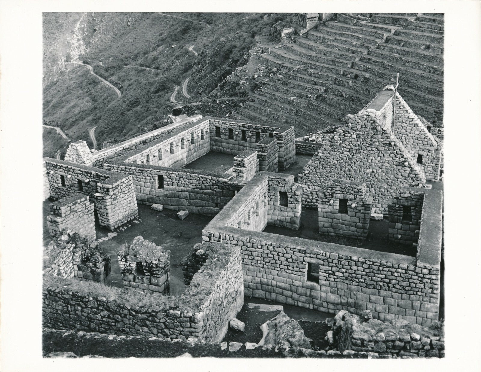 Machu Picchu 4  photographies cité inca, Pérou, Andes photo photographie 1957