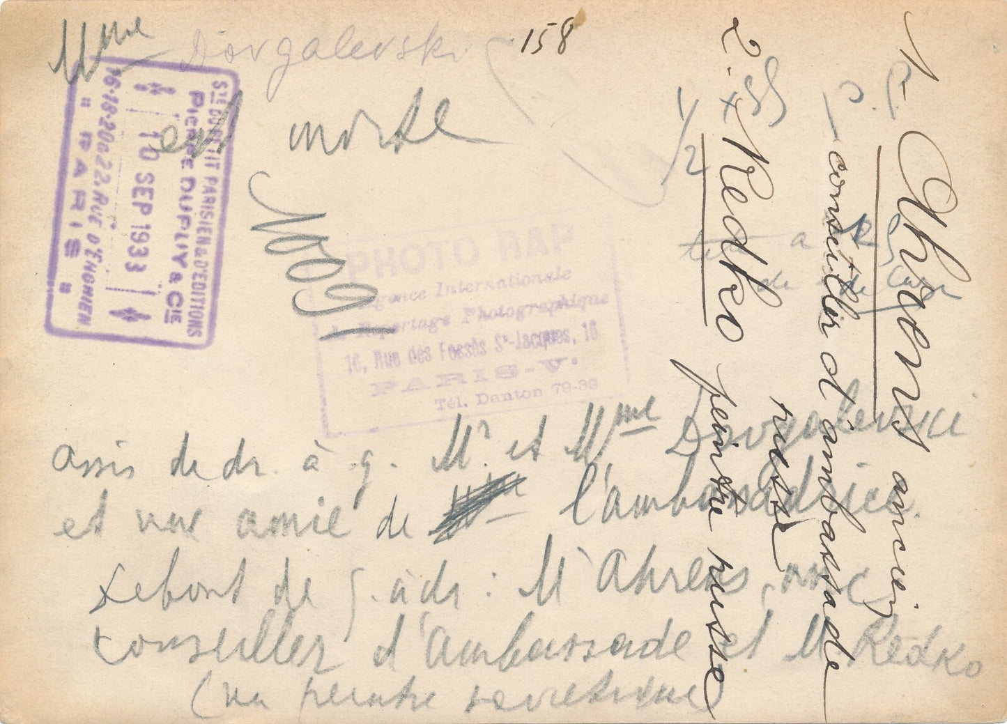 Kliment RED'KO  peintre soviétique russe photo photographie 1933 Russie atelier