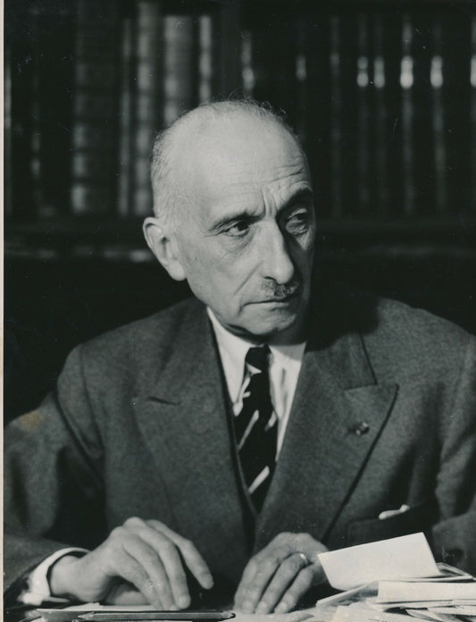 François MAURIAC photographie écrivain tirage argentique époque cachet Marcel