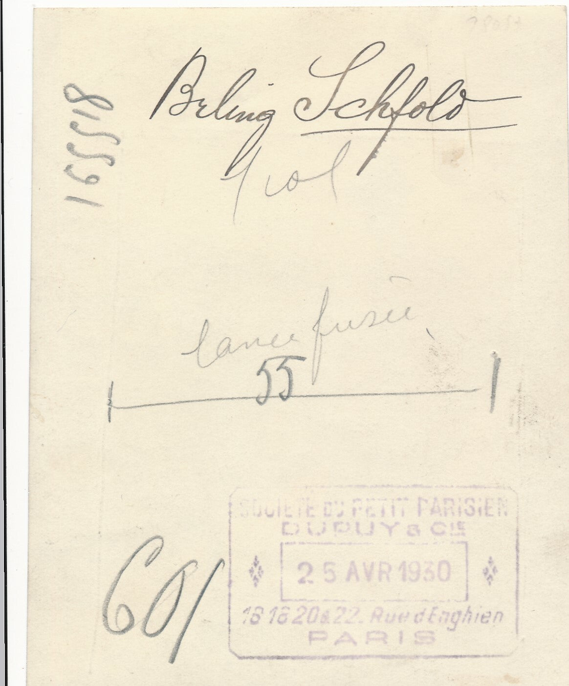 Erling Schjold Norvège lance amarre photo photographie marine 1930 Paris