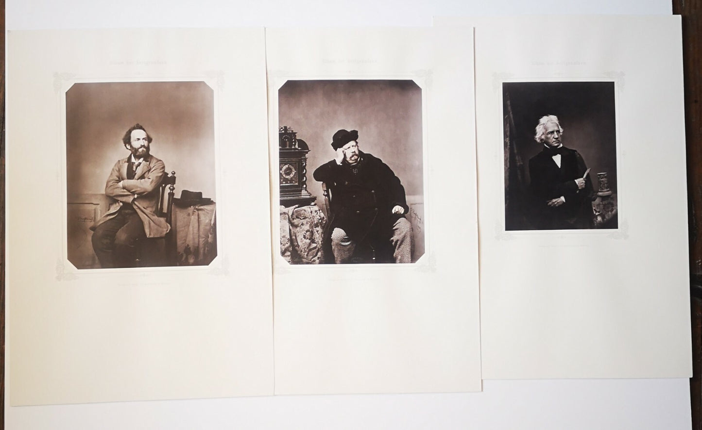 F. Hanfstaengl album Der Zeitgenossen 1975 22 photographies dont Liszt Wagner...