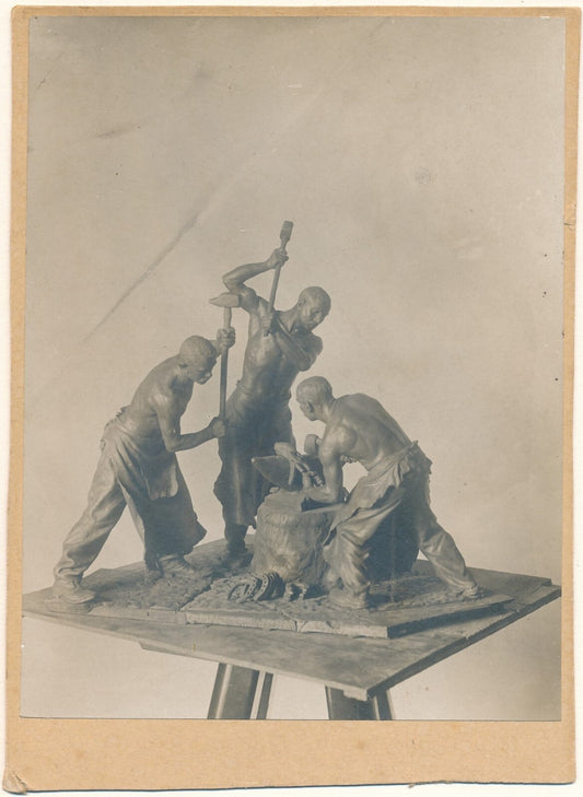 Edmond DRAPPIER Viterne Meurthe-et-Moselle photo signée dédicacée sculpture